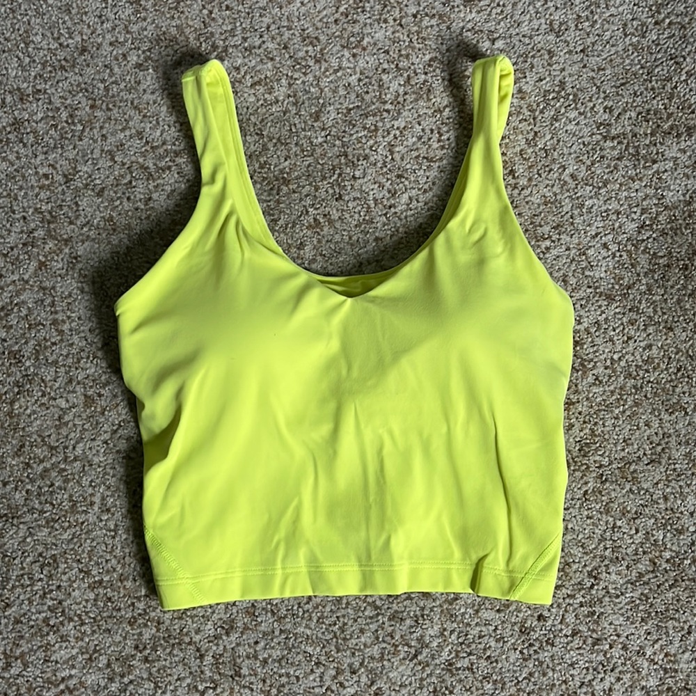 Lululemon yellow align tank